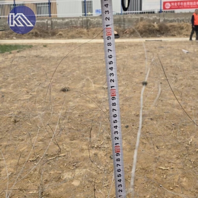 10x10x1.1-1.4M Baja Low Visibility Wire Untuk Putanka Mesh Anti Tank Barrier Mesh