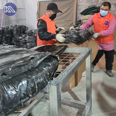 Korosi tahan minyak melindungi kawat kawat untuk visibilitas rendah kawat Putanka Mesh di Ukraina
