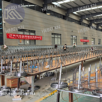 Jalur yang tidak terlihat Barrier Wire Mesh Anti Tank Wire 10 X 10 X 1.4 M Low-Visibility MZP Putanka Untuk Ukraina
