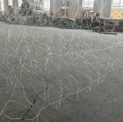 0.8mm Ketebalan Low Visibility Hidden Metal Wrapping Mesh