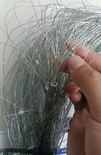 Tangki Penghalang Pagar Mesh Invisible Drone Net Pagar Tangki Penghalang Wicker Pagar Wire Mesh Keamanan Putanka Penghalang Ukraina