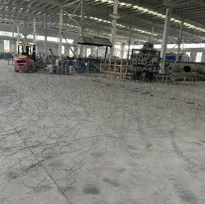 Tangki Penghalang Wire Mesh Keamanan Anti Tank Steel Wire Mesh Trap