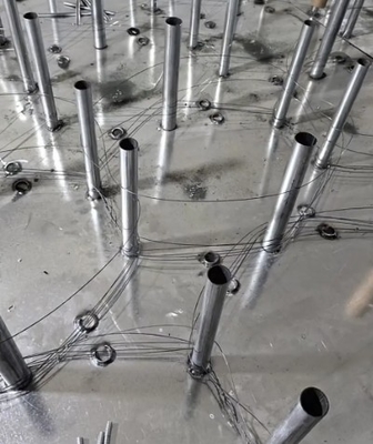 Tangki Penghalang Wire Mesh Keamanan Anti Tank Steel Wire Mesh Trap