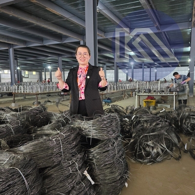 Penghalang yang tidak mencolok Pagar penghalang keamanan MZP Tangle 10x5x1.4 Wire Mesh Penghalang Anti Tank Wire In Garland Woven into Rings
