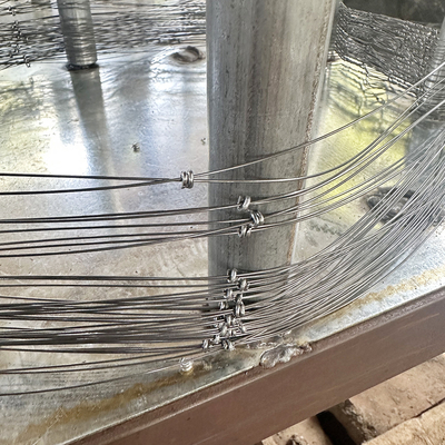 Penghalang tangki yang tidak terlihat Pagar 10x5x1.4m Penghalang Wire Mesh Tank KN