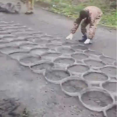 Penghalang tangki yang tidak terlihat Pagar 10x5x1.4m Penghalang Wire Mesh Tank KN