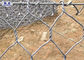 Zinc Coated Weave Wire Mesh Mempertahankan Dinding Untuk Proyek Creek Slope