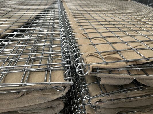 Sand Filled Wall Defensive Wire Mesh Barrier Bastion Galvanized Defensive Barriers Fence For Sale