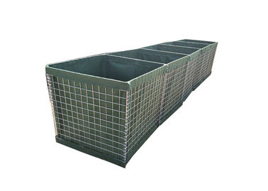 10 Mil Militer Hesco Penghalang Tinggi 1m Lebar 1m Dilapisi dengan Geotekstil