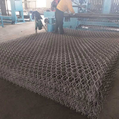 COC Gabion Fence Baskets Ukuran Standar 2x1x1 M Seng Tinggi Galvanis