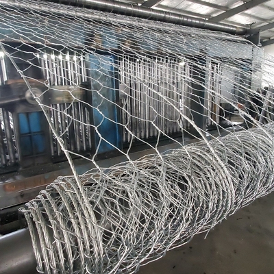 Keranjang Gabion Disesuaikan 2x1x1 Proyek Pemeliharaan Air Dilapisi Seng