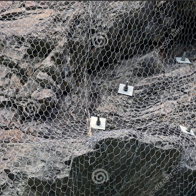 Keranjang Gabion Heksagonal 1mx1mx1m Woven Wire Mesh
