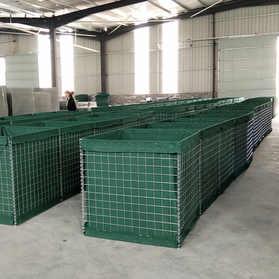 Penghalang Militer 4mm yang Dapat Dilipat Ukuran Lubang 3x3 Inci