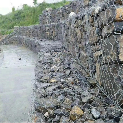 Gabion Basket 4x1x1 80mm Besi Wire Mesh Untuk Kandang