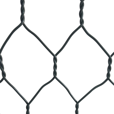 Kotak Gabion Wire Mesh Besi Heksagonal 2x1x1 M Mencegah Kehilangan Air Dan Tanah