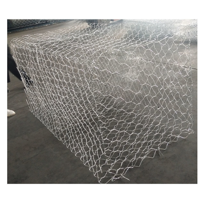 4.0mm Gabion Box Hexagonal Iron Wire Mesh 2x1x1 M