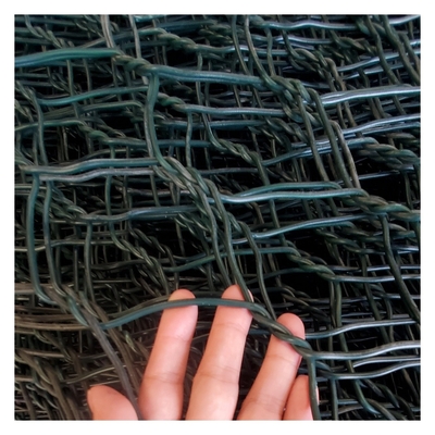Q195 Q235 Galfan Wire Mesh Sack Kasur Gabion 4x1x1