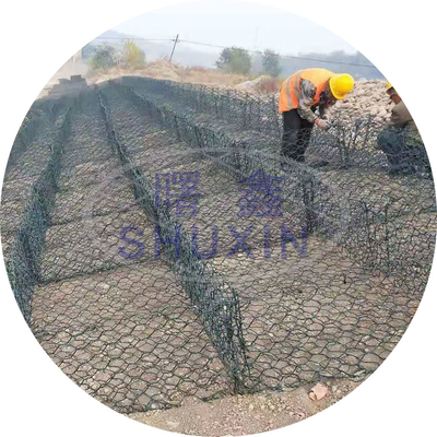 Galvanized Gabion Mattress Iron Wire Mesh Untuk Dinding Penahan