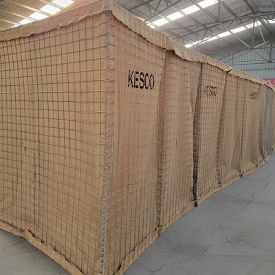 Welded Military Sand Gabion Box Wall Hesco Barrier Army Pelindung
