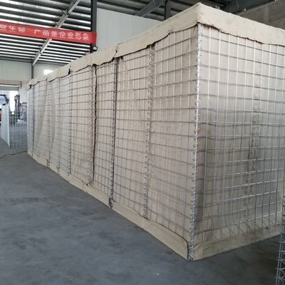 SGS Heavy Duty Hesco Defensive Barriers Untuk Shooting Range Wall