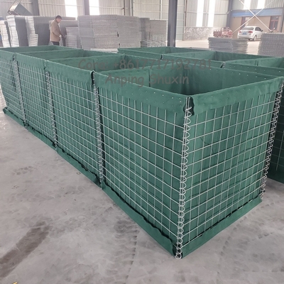Keamanan Perimeter Anti Korosi Mil 7 Hesco Wall Barrier Explosion Proof