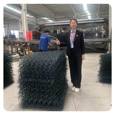 Kandang Batu Gabion Bahan Galvanis yang Dicelup Panas Mudah Dipasang