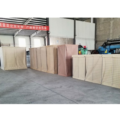 Heavy Galvanized 5.0mm Military Barrier Square Welding Mesh Pelindung
