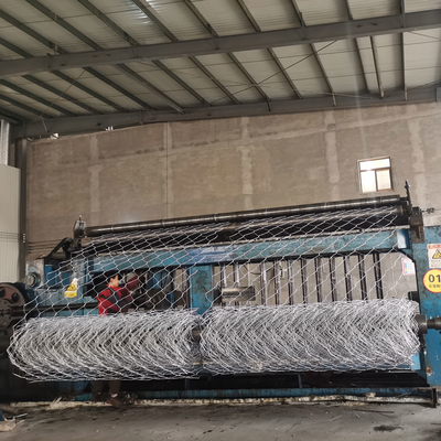Galvanized 1mx1mx3m Gabion Box Pertahanan Dinding PVC dilapisi
