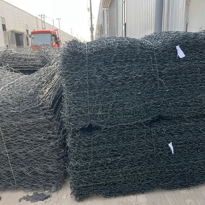 Kotak Gabion Galvanis Tugas Berat / Sangkar Batu untuk Dinding Penahan & Pengendalian Erosi – Pasokan Proyek Afrika