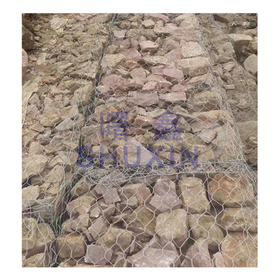 Hexagonal Galvanized Gabion Box Cage 3*1*1m Untuk Perlindungan Sungai