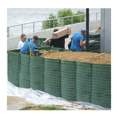 Portable Welded Square 3x3 Inch Military Barrier Pertahanan Batu Kotak Penghalang Di Ghana