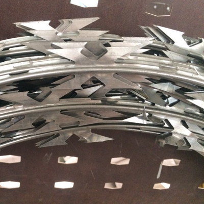 Galvanized Harga Kompetitif Razor Bared Wire Concertina pagar perlindungan berduri
