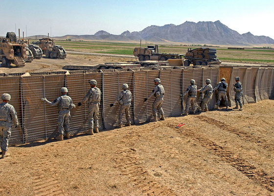 Anti Blast Perlindungan Tembok Pertahanan Penghalang tahan lama Sandbag Gabion Wall