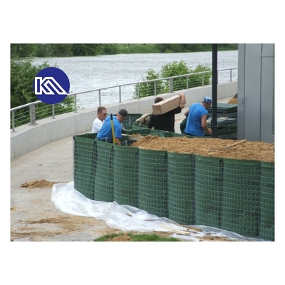Customized 5*1*1 M Pertahanan Bastion Penghalang Untuk Pengendalian Banjir