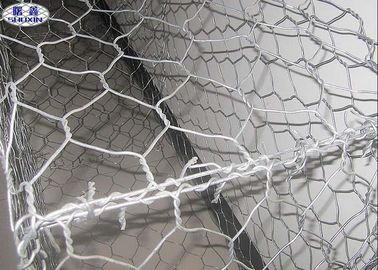 80x100 Galvanized Stone Diisi Gabion, Gabion Baskets Mempertahankan Dinding