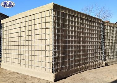 Geotextile Lined Defensive Barrier 300 GSM Blast Mitigation Panjang Disesuaikan