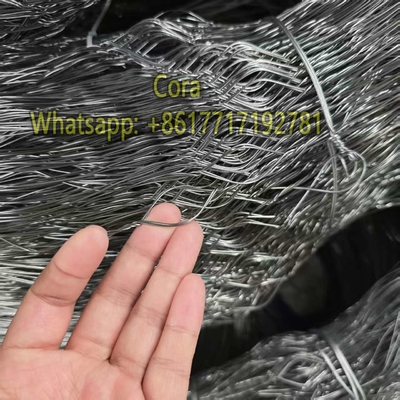 Jaring Kawat Anti-Tank Visibilitas Rendah MZP Putanka 10x10m Baja Penghalang