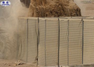 Wire Mesh Box Dinding Penahan Militer Gabion Box Untuk Army