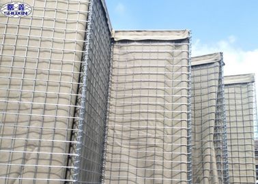 Militer Gabion Box Wall 4mm Defensive Barriers Untuk Oman Army Eco-Friendly
