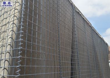 Kotak Gabion Militer Kustom Hesco Welded Wire Mesh 5mm Sertifikasi ISO