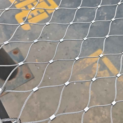 Kn Metal Wire Mesh Anti-Drone Net Duktilitas Tinggi Metal Stretchable Stainless Steel 304