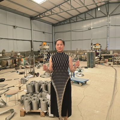 Jaring Anti Drone Tali Kawat Baja Tahan Karat 3mm Kekuatan Tinggi Untuk Jaring Keamanan Perbatasan Militer
