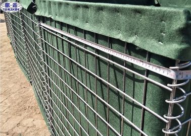 Tembok Pasir Militer Kuat Tipe HESCO Military Barriers Gabion Basket