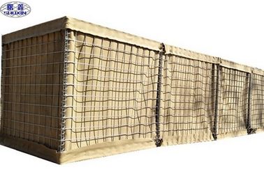 Multi Cellular Defensive Bastion Barriers Mesh Gabion Box Dinding 4-5.0mm Kawat Dia