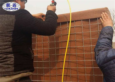 SX Welded Flood Defense Barriers 4.0 Mm Diameter Mesh Ukuran Disesuaikan