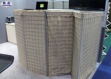 Tugas Berat Pasir Diisi Hambatan Kandang Gabion Diisi Batu Untuk Militer