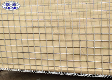 Galfan Coated Military Digunakan Pasir Dinding Sertifikasi CE Perlindungan Kuat
