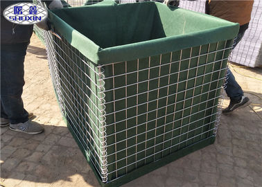 Welded Defensive Bastion Barriers Dinding Defensive Army Operasi Sederhana Bukti Cuaca