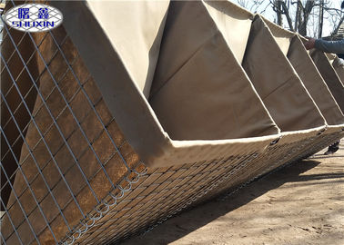 Dinding Bastion Gabion Welded Gabion, Protection Gabion Barrier Defensive Army
