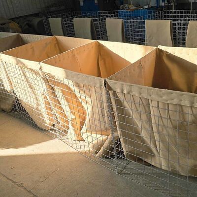 Tugas Berat Mil 6 Penghalang Pertahanan Tas Pertahanan Gabion Bastion Harga Penghalang Hesco
